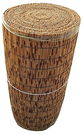 Takeashi Stuoia Cannette Ombra Recinzione Esterno Rilegata Schermo per La Privacy del Ponte, Canne di Bambu per Esterno Rotolo per Schermatura in Canna per Tende da Esterno