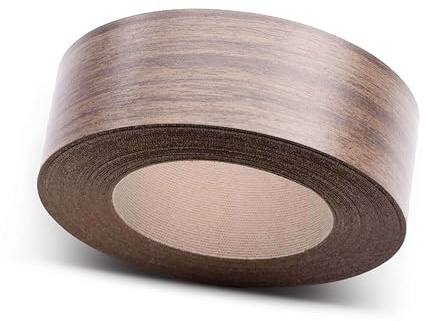 ben+camilla.com Kantenumleimer Nussbaum 30 mm x 10 m zum Aufbügeln für Möbelbauplatten und Regalbretter