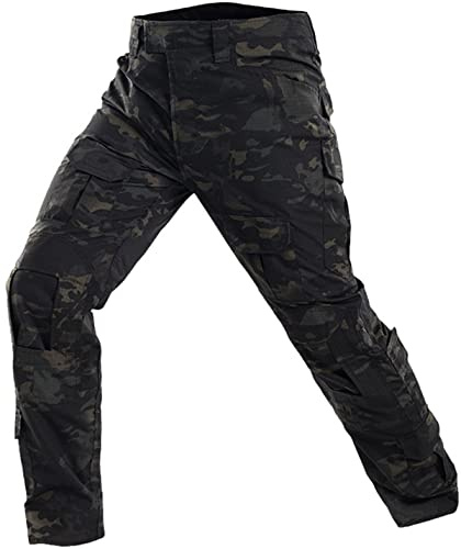 Uugood Military Hose Herren Taktische Camouflage Hose Outdoor Hose Herren Combat Cargo Hose Airsoft Armee Kleidung Militär Hose (CPH, S)