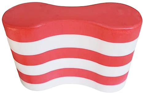 harayaa Pull Buoy Float Trainingshilfe Beine und Hüften Unterstützung für Erwachsene Anfänger, Weiß Rot