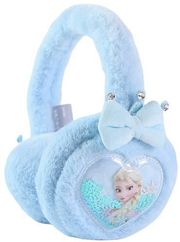FEIFEI'S BOW Kids Boy Girl Spider Earmuffs Winter Fleece Thermal Outdoor Warm Plush Ear Warmer (Blue forn 3)