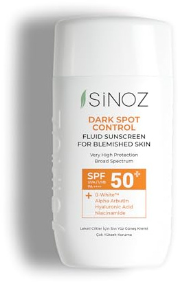Sinoz, Crème solaire fluide anti-taches SPF50+ / PA++++