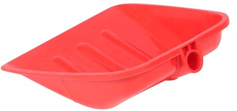 BESPORTBLE Ersatz Schaufelkopf Schneeschaufel Kunststoff Rot 40x35cm Robust für Hof Garten Landwirtschaft und Geflügelzüchter
