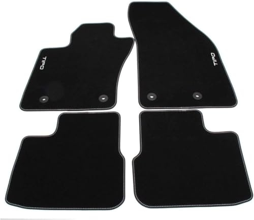 Tappetini Per Fiat Tipo 5 Porte e SW, Con Logo Ricamato 2 Pin Di Sicurezza, Alta Qualità, Made In Italy