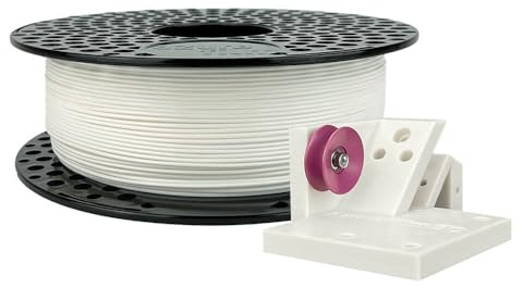 AzureFilm ASA 3D Drucker Filament 1,75 mm - 1kg Spule - UV- und witterungsbeständig - Langlebig und strapazierfähig - Ideal für Funktions- und Outdoor-Druck (Weiß, 1kg)