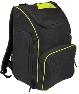 ZWCSHUU 55L EIS Ski Schnee Stiefel Tasche Multifunktions Große Kapazität Lagerung Helm Rucksack Wasserdicht mit Staub Abdeckung Skistiefel Rucksack(55L Black)