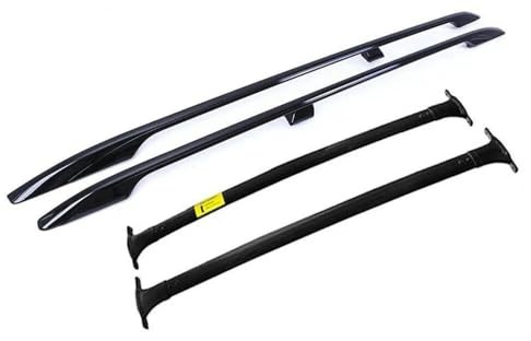 Bolsa Coche 2 Barras De Techo para Nissan para Patrol para Armada Y62 (2017-2024), Transversales para Equipaje, Color Plateado Y Aluminio Baúl Techo Coche