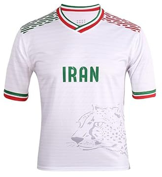 Fotbollströjor herr 2026 for fotbollströja for europeiska/amerikanska/asiatiska/afrikanska landslagsfans(Iran,L)