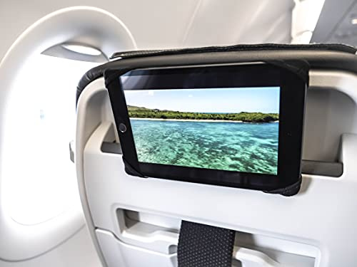 TRIPFLIX ® universal Tablethalter für Flugzeugsitze | roll- und Faltbare Halterung | Ultraleicht | Für Tablet-PCs 7,3- 8, iPad mini 2 3 4 5 6, Samsung Tab, Lenovo, Huawei Tablets 7,3- 8