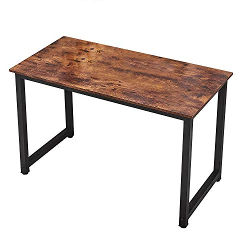 Panana Industrial Dining Table for 4 People, Kitchen Table Dining Room Table for Small Apartment, 120cm x 60cm x 74cm (Rustic Brown)