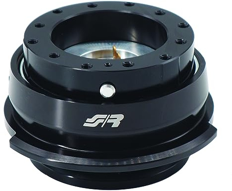 Simoni Racing Quick Release/Extender für Lenkradnaben - Länge 63mm, Schwarz
