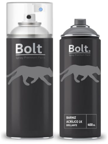 Pack Spray Pintura Bicapa Para Renault Metalizado + Barniz 1K 400Ml (D69 GRIS PLATINE EFFECT)