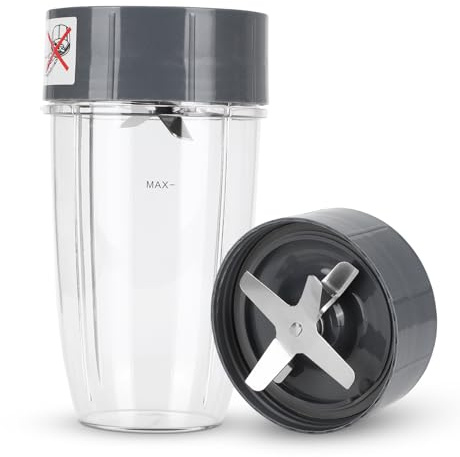 Pilipane Piezas De Repuesto para Licuadora, Taza De 24 Onzas con Cuchilla Extractora De Repuesto, Nuevas Piezas De Repuesto para Licuadora Y Cuchilla para Licuadoras Nutribullet 600W 900W