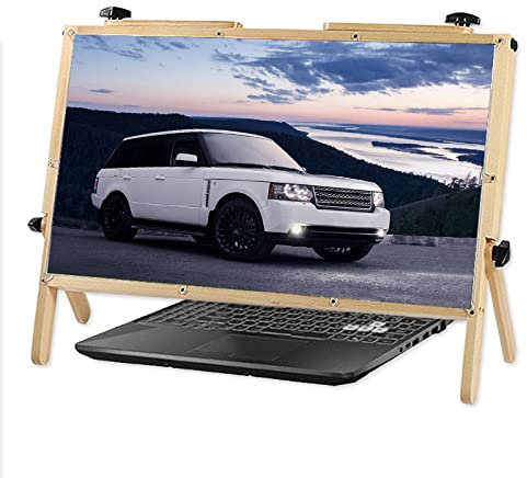 Projecteur de Films 3D Gadgets pour Cadeaux Amplificateur d'écran Universel 22 Pouces, Mangificateur d'écran d'ordinateur Portable 5X HD, [Version la Plus récente 2022] Support de loupe d'écran d