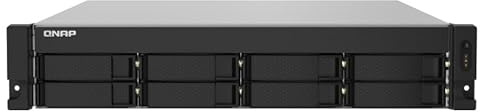 QNAP TS-832PXU-RP-4G 8-Bay NAS (AnnapurnaLabs Alpine AL-324 64-Bit ARM® Cortex-A57 4-Core 1,7GHz 4GB DDR4 RAM 2xRJ-45 2,5 GbE LAN-Port) 96TB Bundle mit 8X 12TB Seagate IronWolf NAS HDDs