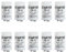 10 Piezas Cebador Led, Cebador Fluorescentes Led 4-65W 220-240V, Cebadores Universales para Iluminación de Tubos Fluorescentes y Neón, Encendido Rápido y Seguro para Uso Doméstico y Profesional