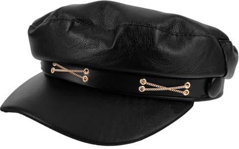 Homoyoyo Béret Français pour Femme avec Chaîne Décorative Chapeau De Peintre Accessoire De Mode