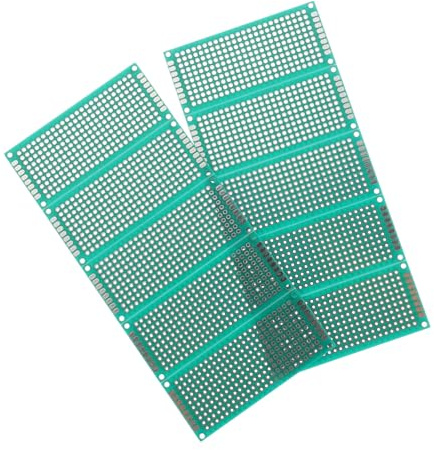 Holibanna 10 pièces Carte PCB Double Face de Époxy pour Prototypage DIY Soudure Electronique