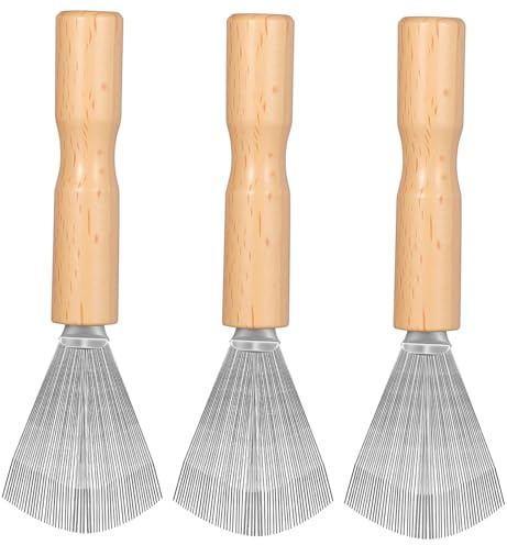 VILLCASE Limpiador De Cepillos y Peine Depilatorio Para Cabello 3 Piezas Tamaño Compacto Amarillo Para Uso Doméstico y Profesional En Peluquería Aire Acondicionado Portátil
