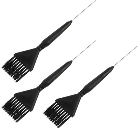 ROMISBABA 3piezas Peine para Teñir el Cabello Brocha para Teñir el Cabello y Herramienta para Peluquería para Uso Salón de Belleza Color Aleatorio