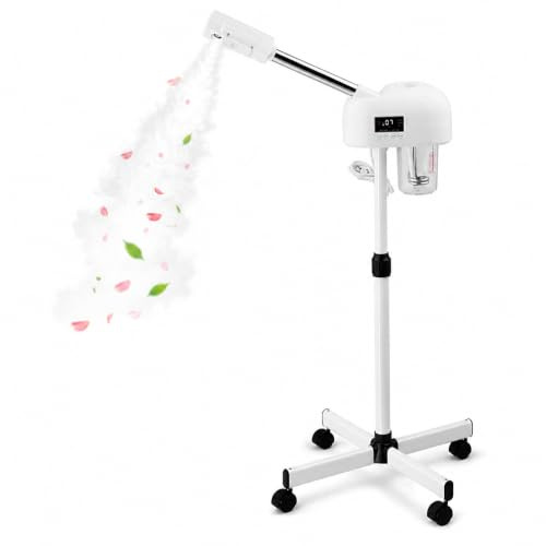 Karl Home Facial Steamer with LCD Display & Timer, Ozone Mist Vaporizer