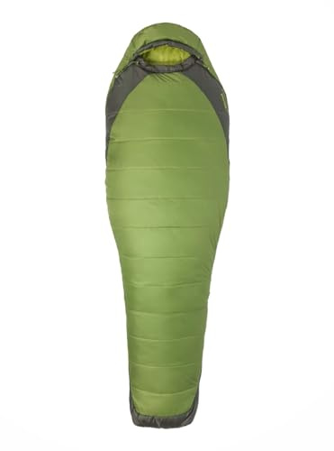 Marmot Damen Wm's Trestles Elite Eco 30, Synthetik-Mumienschlafsack für Damen, sehr leichter, umweltfreundlicher und warmer 3 Jahreszeiten Schlafsack, Wheatgrass/Crocodile, LZ