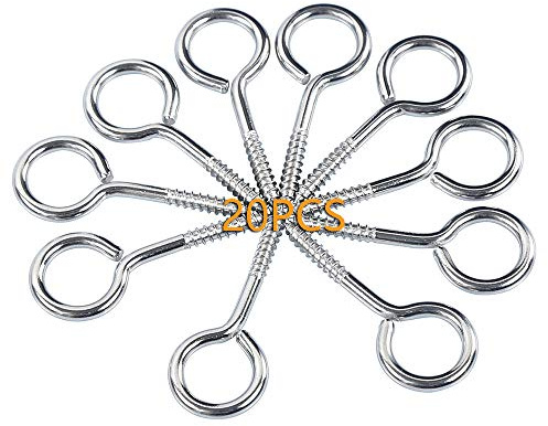M3 * 40 304 Vite ad Anello in Acciaio Inossidabile Vite a Testa Tonda con Vite Autofilettante, Chiusura con Fibbia 20PCS