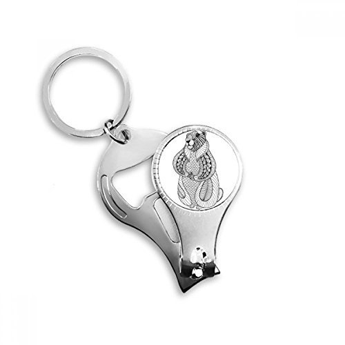 Anello portachiavi apribottiglie a forma di topolino