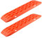 ROCKFOXX Anfahrhilfe Schlamm Schnee Sand Berge Boards Sandbleche Offroad 10 Tonnen Paar orange Recovery Board für Geländewagen PKW SUV Pick UP Quad Traktionsmatte Gripmatte