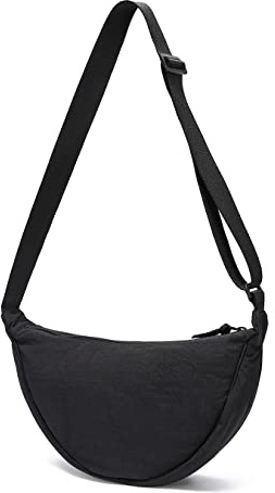 YIKOEE Crescent Bag - Borsa a tracolla piccola a forma di mezzaluna per donne e uomini