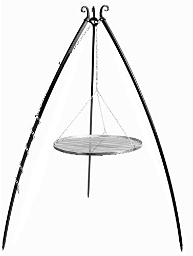 GMD Living Schwenkgrill STOLP 200 cm inkl. Grillrost aus Edelstahl, Größe:Grillrost Ø50 cm