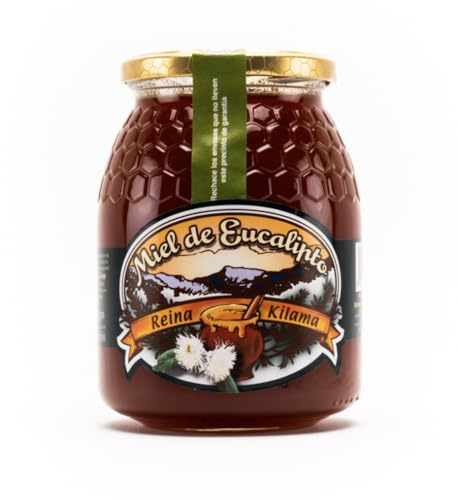 Miele puro d'api. Miele di Eucalipto. Miele 100% di origine Spagnola in contenitore da 500 grs. Miele ricavato dal nettare dei fiori dell'albero di eucalipto. Colore ambrato scuro con note verdi.