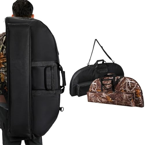Sonhomay Bogenschießen Bogentasche Mehrere Taschen Compound Bow Case mit Riemen Bogen Tragetasche mit Pfeil Tasche für die Jagd