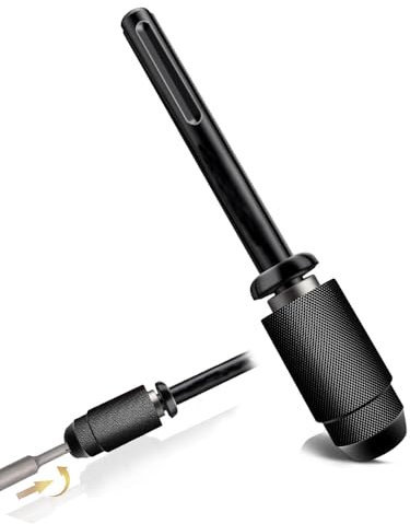 SDS Max Zu SDS Plus Adapter FüR BohrhäMmer, Adapter Chuck Drill Converter Shank Schnellwerkzeug, 40 Chrome Steel Chuck Adapter Konverter Sds Max Zu SDS Plus Adapter FüR Alle Standard SDS Max Drills