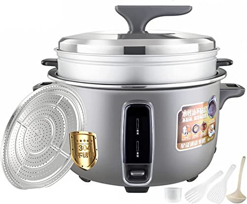 Olla arrocera eléctrica para el hogar, Olla arrocera con vaporera, Olla arrocera Grande Antiadherente Comercial, Aislamiento automático para hoteles, restaurantes, comedores, escuelas