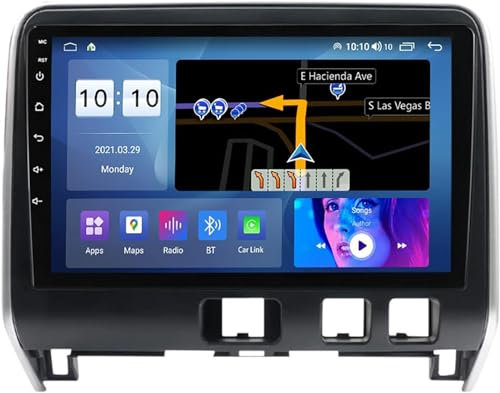 Generico Schermo Carplay Android Auto, Android 12.0 Autoradio per NIss-an Serena 2016-2018 Navigazione GPS Satellitare 9'' Touchscreen Lettore Multimediale Ricevitore FM BT con 4G 5G WiFi SWC DSP MIR