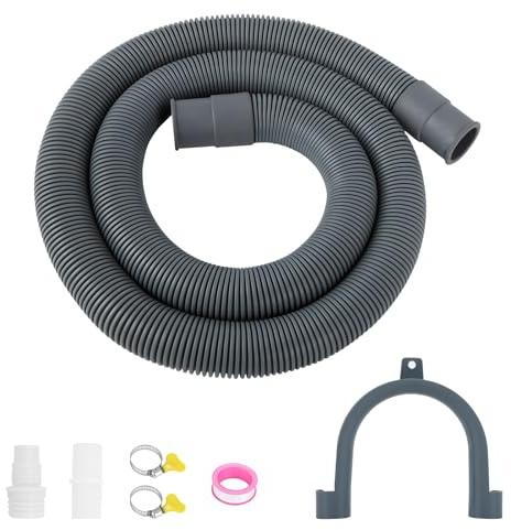 1.5M Universal-Ersatz-Ablaufschlauch-Verlängerungsset für Waschmaschine, Geschirrspüler und andere Anwendungen(1.5M)