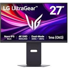 LG Ultragear™ 27G850A-B Ecran PC Gaming 27 - Dalle IPS résolution UHD (3840x2160), 1ms 240Hz, DisplayHDR™ 600, DCI-P3 99% (CIE1976), FreeSync Premium Pro, G-Sync Compatible