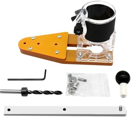 CLLBANT Kreisschneidevorrichtung für elektrische Handtrimmer, Holzfräser, Fräskreisschlitz-Trimmmaschine, Holzbearbeitungswerkzeuge