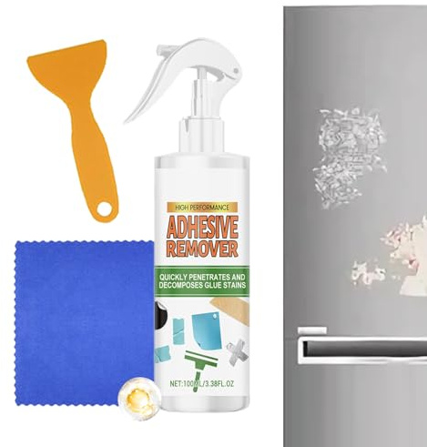 Nettoyant pour résidus de colle - Dissolvant pour bandes adhésives - Formule chimique avec parfum d'agrumes - Gel sûr et à séchage rapide pour voiture, céramique, bois, métal, S