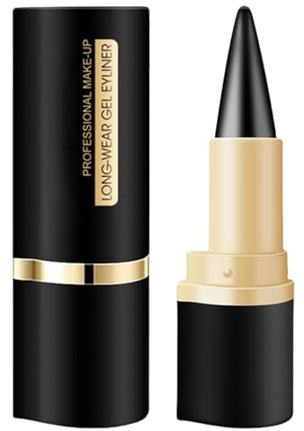 Delineador ojos gel larga duración | Lápiz delineador ojos resistente agua | Pluma gel delineadors o-jo marrón negro prueba manchas | Delineadors o-jo mate secado rápido crema barra maquillaje gótico