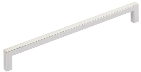 SOTECH Möbelgriff E8 BA 224 mm Edelstahl SS201 poliert | Kommodengriff Schranktürgriff für Küche Bad und mehr