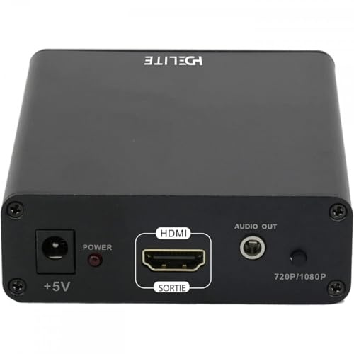 HDElite - Convertisseur Peritel vers HDMI - Commutateur vidéo : Permet de gérer Une Source péritel vers Une Source HDMI - Jusqu'à 1080p@60Hz