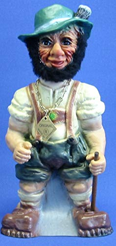 RAKSO Souvenir Wackel Figur Seppel groß Wackelfigur Deko Sammlerfigur Original mit beweglichem Kopf H 26 cm