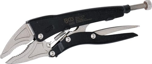 BGS 6803 | Gripzange 2-in-1 | 200 mm | Klemmweite bis 100 mm | Umsetzbares oberes Backenteil | normale Klemmweite ca. 30 mm | Chrom-Molybdän-Stahl-Backen | Carbon-Stahl-Griff