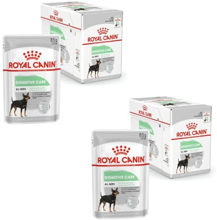 Royal Canin Digestive Care | dubbelpack | 2 x 12 x 85 g | våtfoder för vuxna hundar | från 10 månader | lämplig för hundar med känslig matsmältning