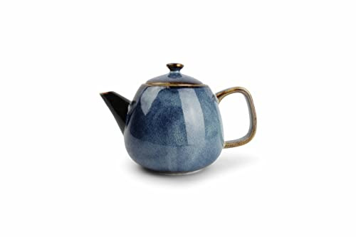 Tetera de porcelana esmaltada de 800 ml para infusiones