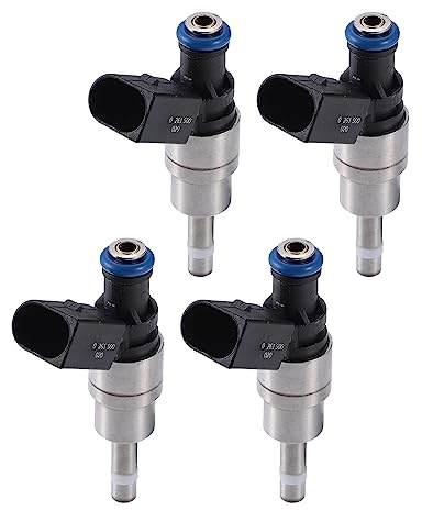 A ABSOPRO Auto Carburante Iniettore Ugello Sostituzione per VW Golf 2.0L - 4pz Nero