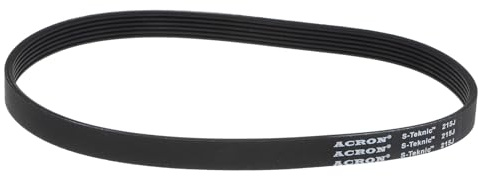 QUARKZMAN 215J6 Cinghia Poly-V in Gomma Nitrilica, 6 Coste Cintura a Coste PJ, 546mm Lunghezza x 14mm Larghezza x 3,5mm Spessore, Cinghia di Trasmissione Industriale