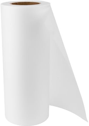DTF Transferfolie, Rolle, 33 cm x 100 m, doppelseitig, matt, transparent, PET-Wärmetransferpapier, kalt und heiß, direkt auf Folie für T-Shirts, Textil